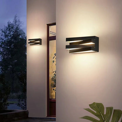 Creative Iron Rectangular Up And Down LED Wall Sconce Lamp