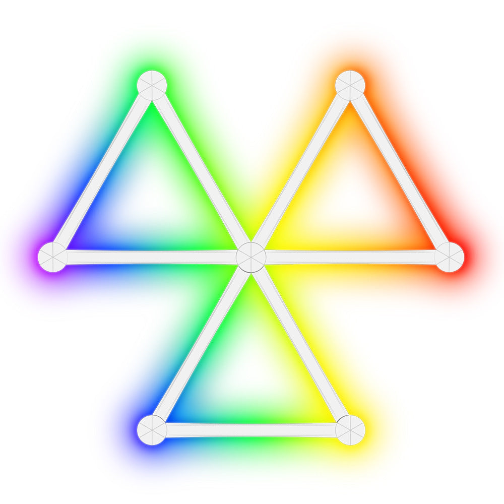 ABS Strip Splicing Decorative RGB LED Wall Sconce Lamp