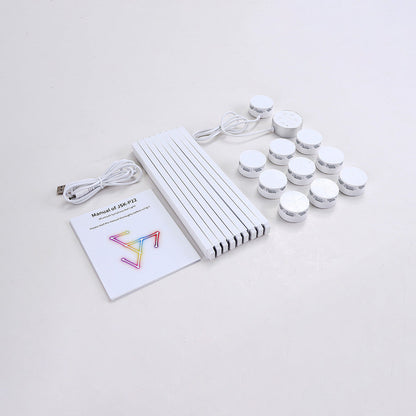 ABS Strip Splicing Decorative RGB LED Wall Sconce Lamp