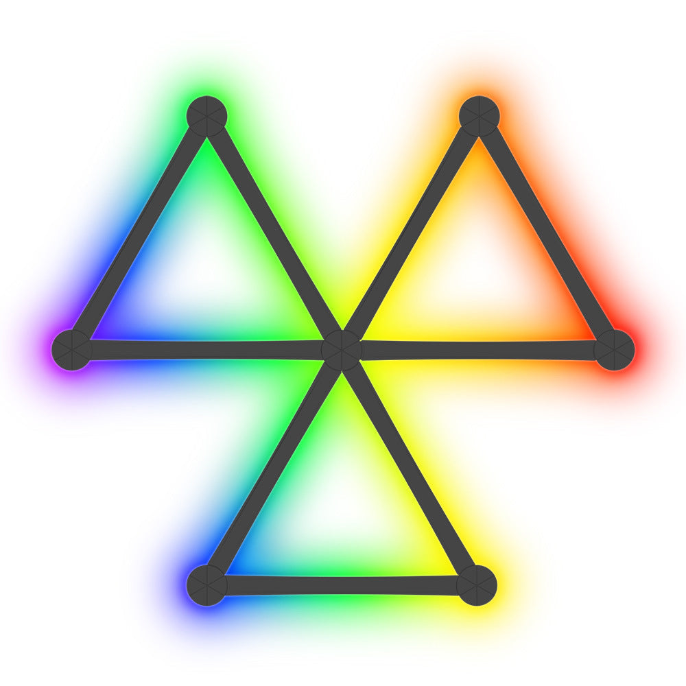 ABS Strip Splicing Decorative RGB LED Wall Sconce Lamp