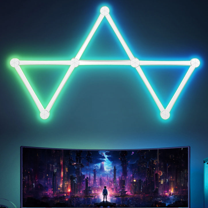 ABS Strip Splicing Decorative RGB LED Wall Sconce Lamp