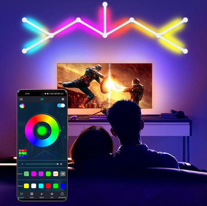 ABS Strip Splicing Decorative RGB LED Wall Sconce Lamp