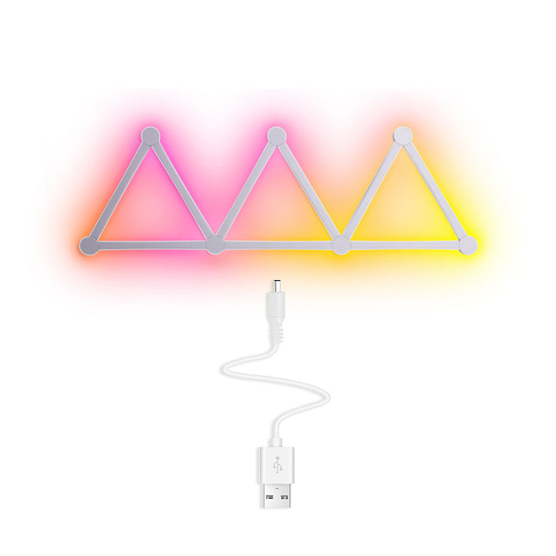 ABS Strip Splicing Decorative RGB LED Wall Sconce Lamp