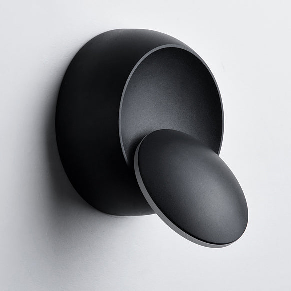 Nordic Iron Round Eclipse Rotatable LED Wall Sconce Lamp