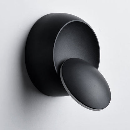 Nordic Iron Round Eclipse Rotatable LED Wall Sconce Lamp