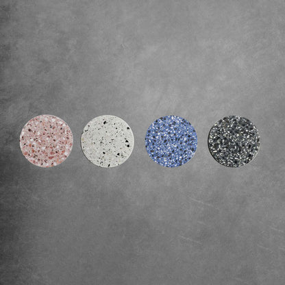 Scandinavian Metal Terrazzo Round LED Wall Sconce Lamp