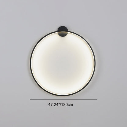 Round Aluminum Silica USB Plug LED Wall Sconce Lamp