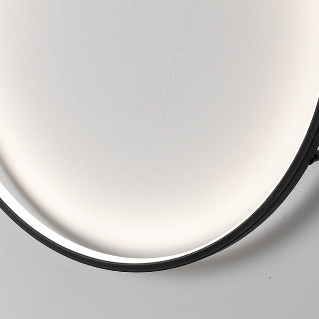 Round Aluminum Silica USB Plug LED Wall Sconce Lamp