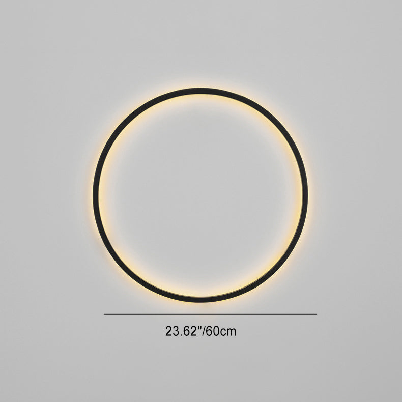 Round Aluminum Silica USB Plug LED Wall Sconce Lamp
