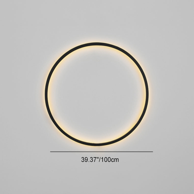 Round Aluminum Silica USB Plug LED Wall Sconce Lamp