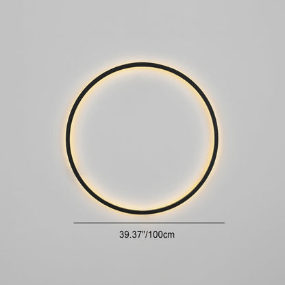 Round Aluminum Silica USB Plug LED Wall Sconce Lamp