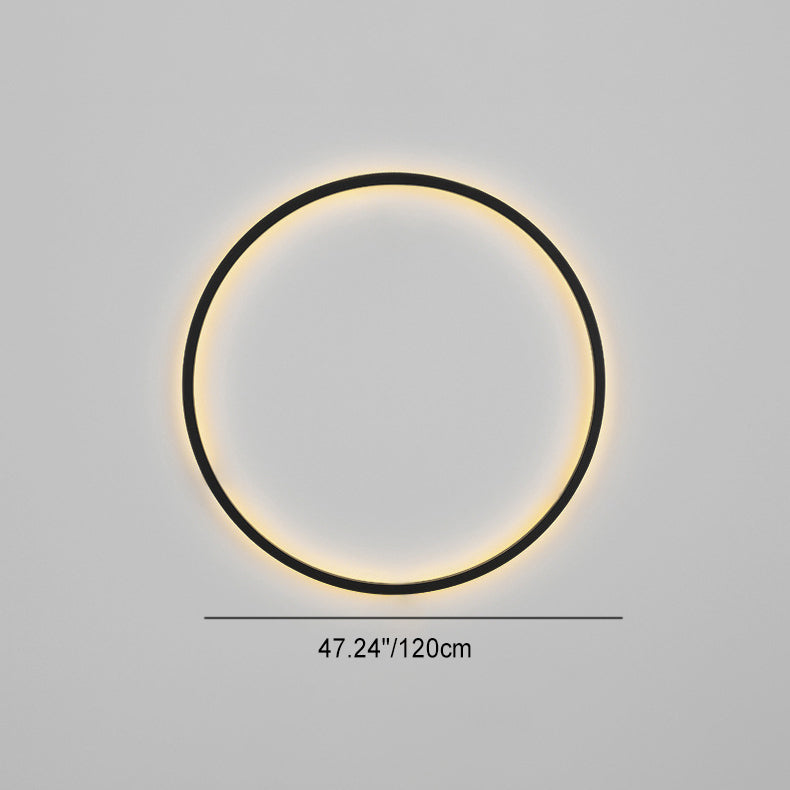 Round Aluminum Silica USB Plug LED Wall Sconce Lamp