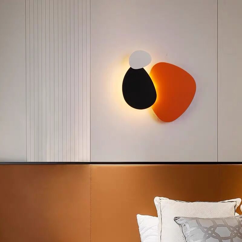 Scandinavian Geometric Cobblestone LED Wall Sconce Lamp