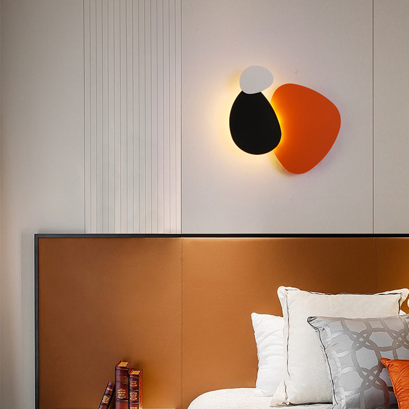 Scandinavian Geometric Cobblestone LED Wall Sconce Lamp