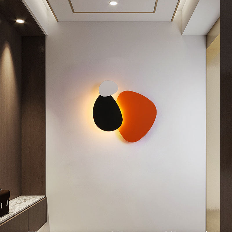 Scandinavian Geometric Cobblestone LED Wall Sconce Lamp