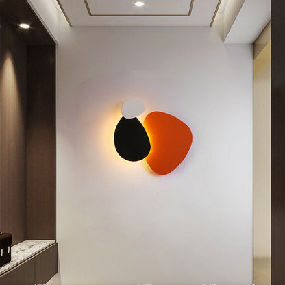 Scandinavian Geometric Cobblestone LED Wall Sconce Lamp