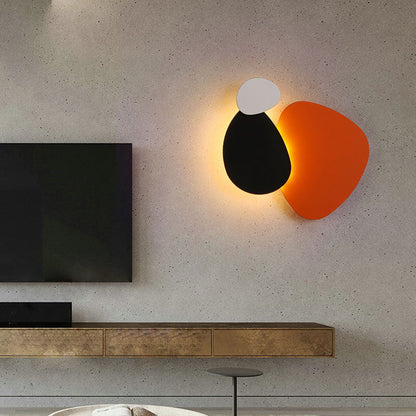 Scandinavian Geometric Cobblestone LED Wall Sconce Lamp