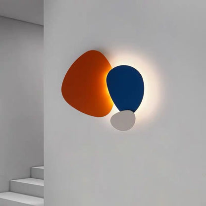 Scandinavian Geometric Cobblestone LED Wall Sconce Lamp