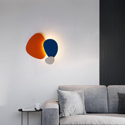 Scandinavian Geometric Cobblestone LED Wall Sconce Lamp