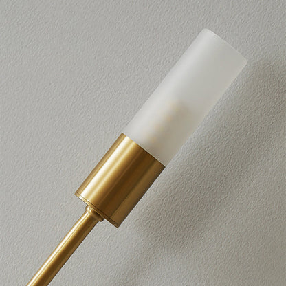 Simplicity Acrylic Long Tube Strip 2-Light Wall Sconce Lamp