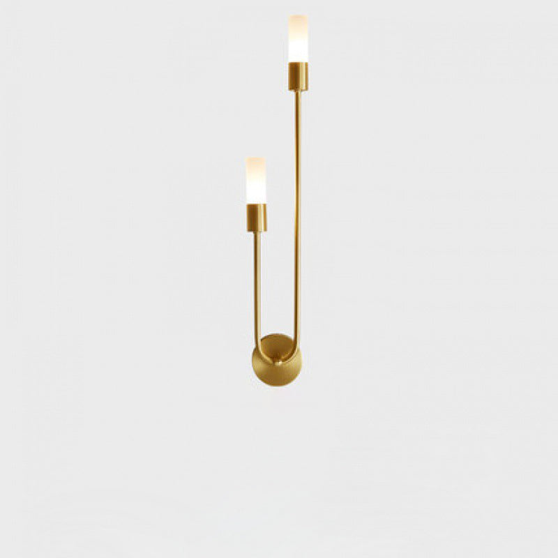 Simplicity Acrylic Long Tube Strip 2-Light Wall Sconce Lamp