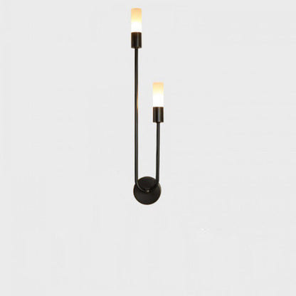 Simplicity Acrylic Long Tube Strip 2-Light Wall Sconce Lamp
