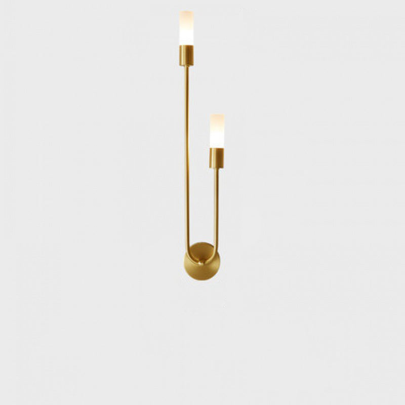 Simplicity Acrylic Long Tube Strip 2-Light Wall Sconce Lamp