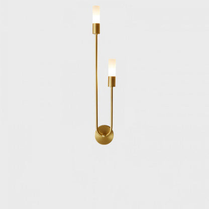 Simplicity Acrylic Long Tube Strip 2-Light Wall Sconce Lamp