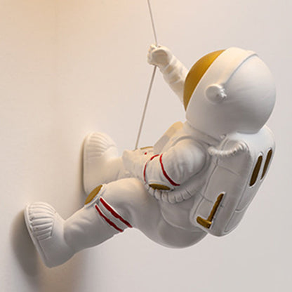 Kids Ball Astronaut Lunar Planet 1-Light Wall Sconce Lamp