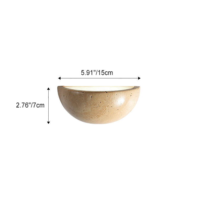 Japanese Semicircular Arch 1-Light Wall Sconce Lamp