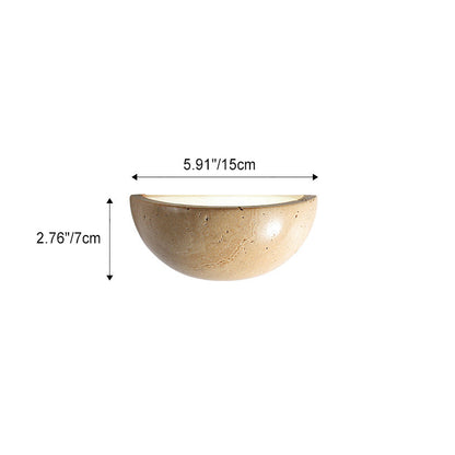 Japanese Semicircular Arch 1-Light Wall Sconce Lamp