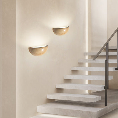 Japanese Semicircular Arch 1-Light Wall Sconce Lamp