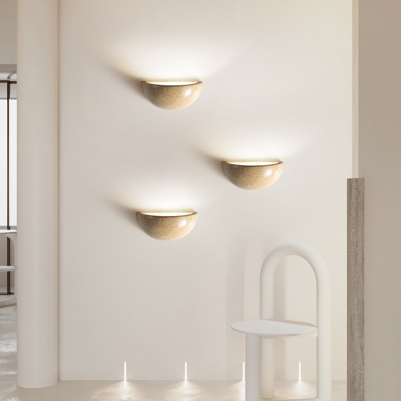 Japanese Semicircular Arch 1-Light Wall Sconce Lamp