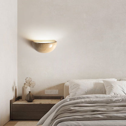 Japanese Semicircular Arch 1-Light Wall Sconce Lamp