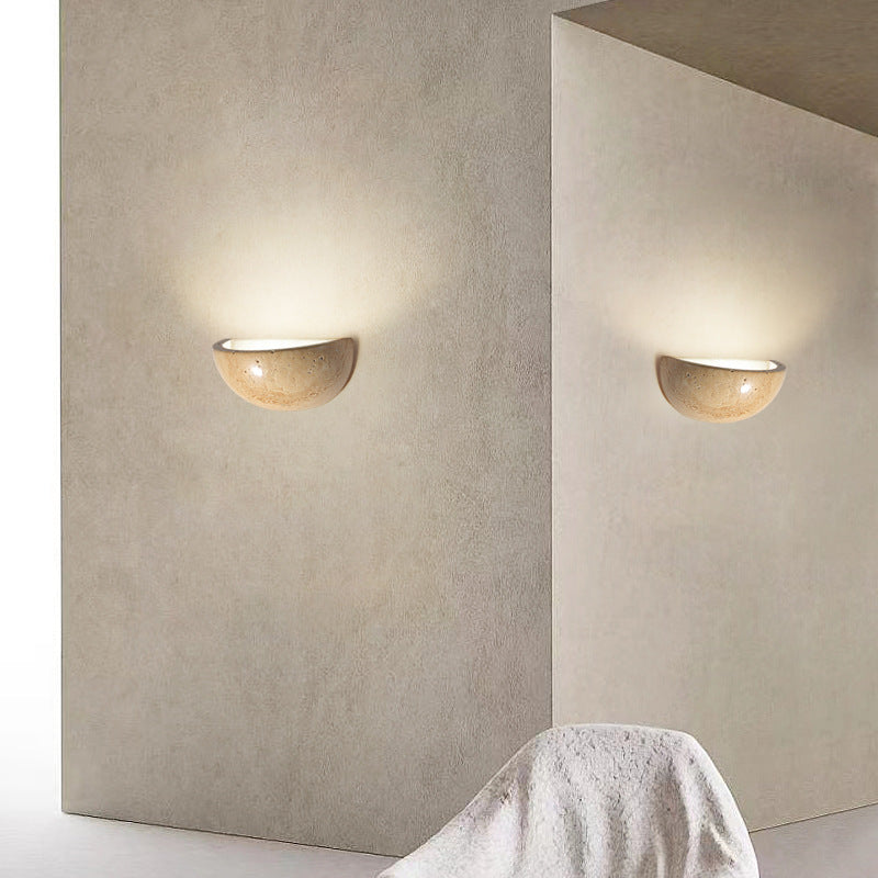 Japanese Semicircular Arch 1-Light Wall Sconce Lamp