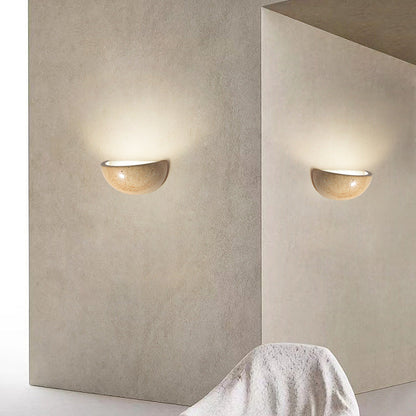 Japanese Semicircular Arch 1-Light Wall Sconce Lamp