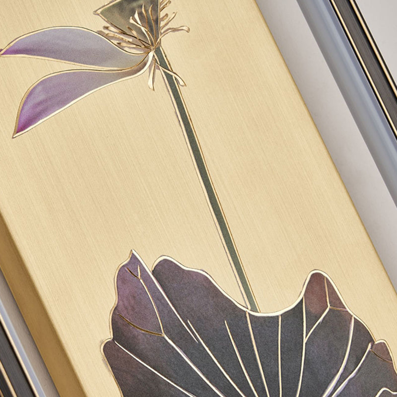 Chinese Bamboo Leaf Ginkgo Biloba LED Wall Sconce Lamp