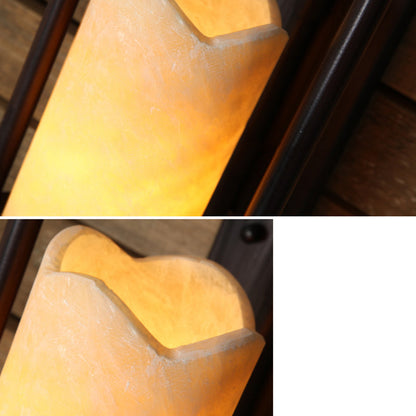 Iron Cylinder Petal Elliptical 1-Light Wall Sconce Lamp