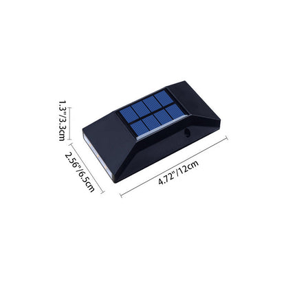 Simplicity Waterproof ABS Rectangular LED Wall Sconce Lamp