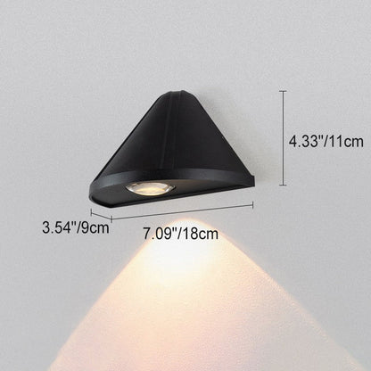 Simplicity Aluminum Triangle LED Wall Sconce Lamp
