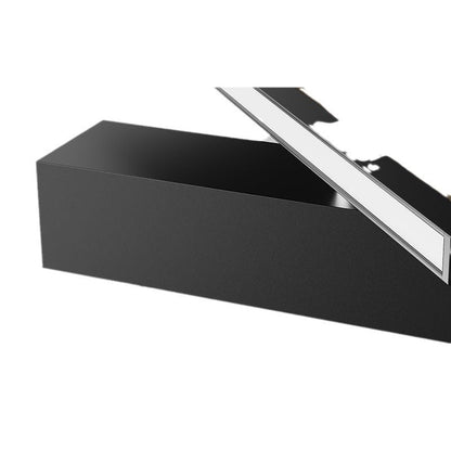 Leather Silica Rectangular Rotatable LED Wall Sconce Lamp