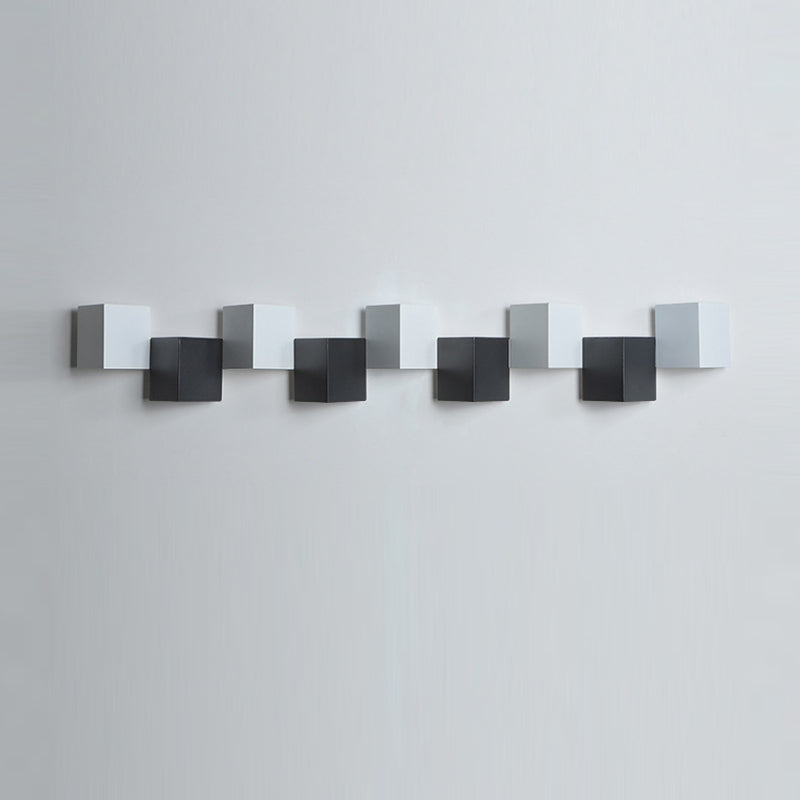 Iron Acrylic Square Block Combination LED Wall Sconce Lamp