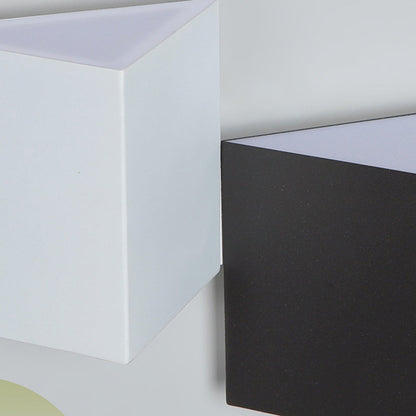 Iron Acrylic Square Block Combination LED Wall Sconce Lamp