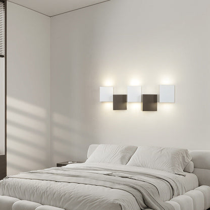 Iron Acrylic Square Block Combination LED Wall Sconce Lamp