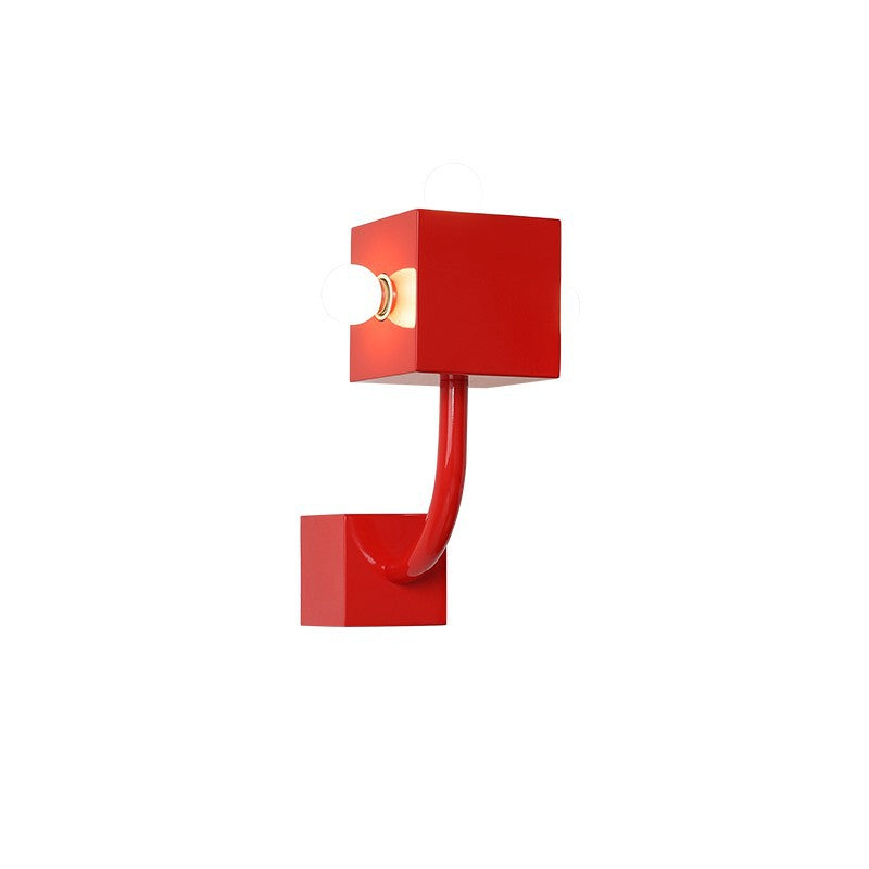 Contemporary Creative Iron Cube 3-Light Wall Sconce Lamp