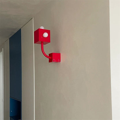 Contemporary Creative Iron Cube 3-Light Wall Sconce Lamp