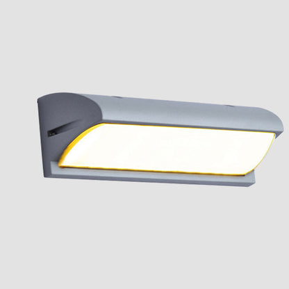 Waterproof Aluminum PMMA Rectangular LED Wall Sconce Lamp