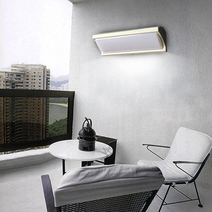 Waterproof Aluminum PMMA Rectangular LED Wall Sconce Lamp