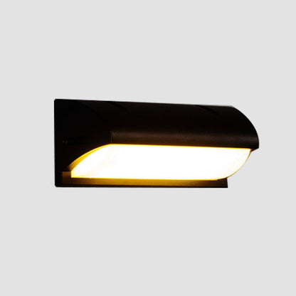 Waterproof Aluminum PMMA Rectangular LED Wall Sconce Lamp