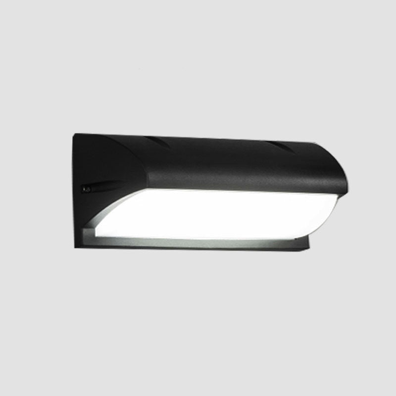 Waterproof Aluminum PMMA Rectangular LED Wall Sconce Lamp